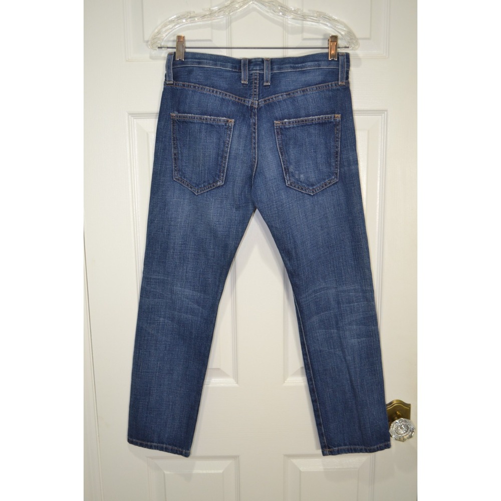 Current / Elliott 1957 The Boyfriend Blue Jeans, Distressed Style, Size 23 - Picture 6 of 9
